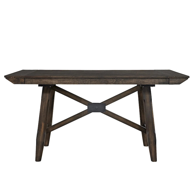 Double Bridge Dark Chestnut Gathering Table Set