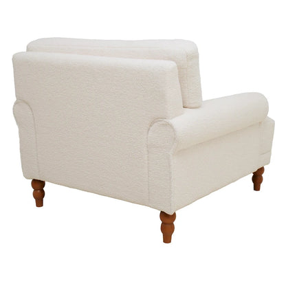 37.8 Velvet Accent Chair with Ergonomic Lumbar Support