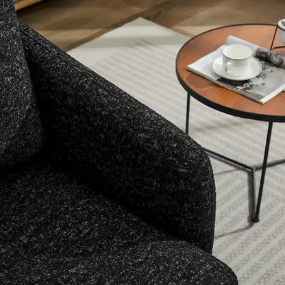 GDFStudio - Clara Chenille Swivel Accent Chair with Sleek Modern Design and Plush Cushioning - 31.5W