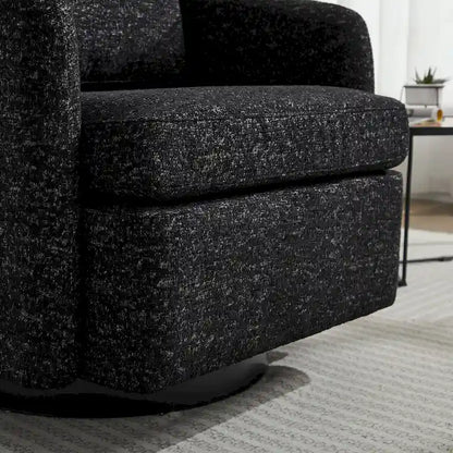 GDFStudio - Clara Chenille Swivel Accent Chair with Sleek Modern Design and Plush Cushioning - 31.5W