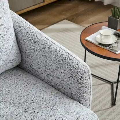 GDFStudio - Clara Chenille Swivel Accent Chair with Sleek Modern Design and Plush Cushioning - 31.5W