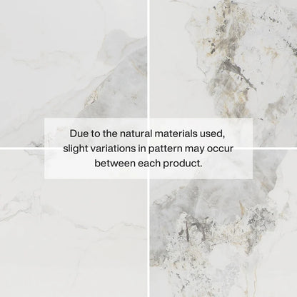 Luxury Rectangular Sintered Stone Dining Table with Stainless Steel Base for 8-10