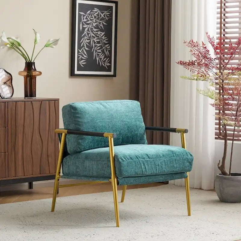 27.56 Modern Accent Chair with Plush Cushions