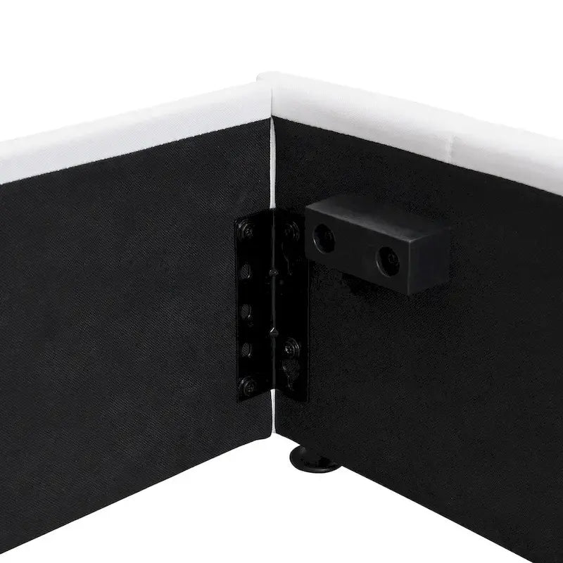 Upholstered Platform Bed with Hydraulic Storage System