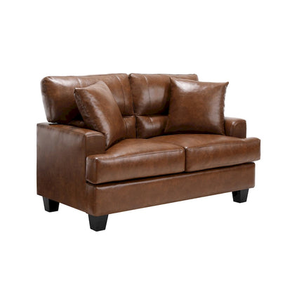Faux Leather 2 Piece Chair and Sofa Set by Morden Fort