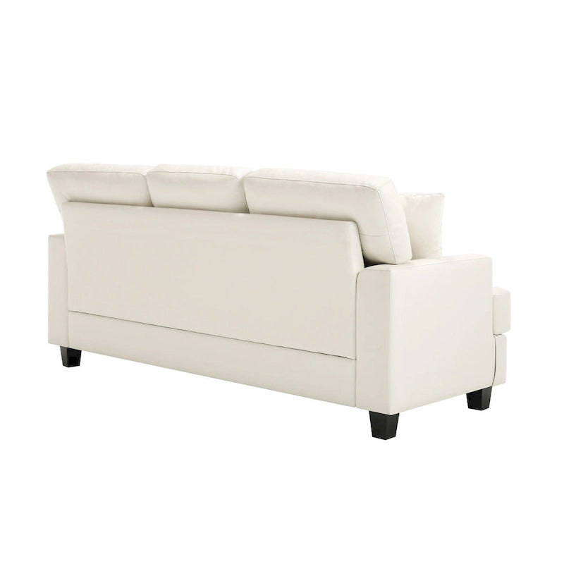 Faux Leather 2 Piece Chair and Sofa Set by Morden Fort