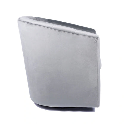 Carson Carrington Junsele Velvet Upholstery Swivel Accent Club Chair