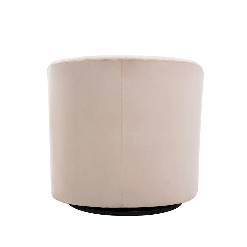 Carson Carrington Junsele Velvet Upholstery Swivel Accent Club Chair