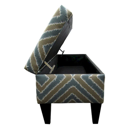 Brooke Nouvea Designer 10-button Tufted Storage Bench