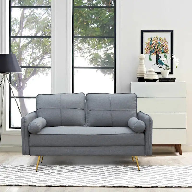 Round Arm Loveseat
