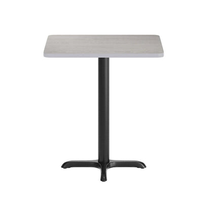 24 x 30 Rectangular Laminate Table Top with 22 x 22 Table Height Base - 24W x 30D x 31.125H