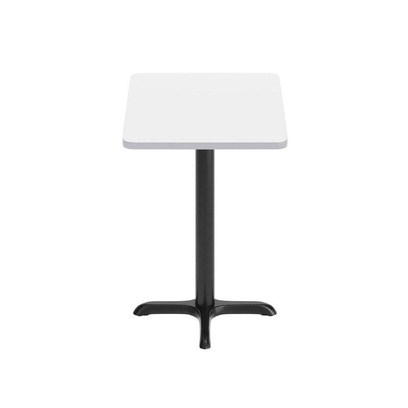 24 x 30 Rectangular Laminate Table Top with 22 x 22 Table Height Base - 24W x 30D x 31.125H