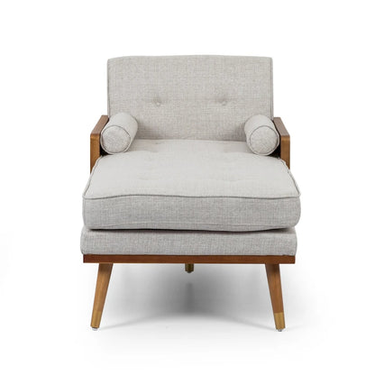 Fortas Mid-century Modern Chaise Lounge by Christopher Knight Home - 32.00 W x 63.75 L x 33.50 H