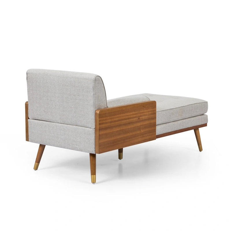 Fortas Mid-century Modern Chaise Lounge by Christopher Knight Home - 32.00 W x 63.75 L x 33.50 H