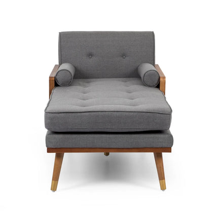 Fortas Mid-century Modern Chaise Lounge by Christopher Knight Home - 32.00 W x 63.75 L x 33.50 H