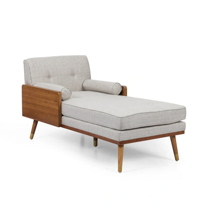 Fortas Mid-century Modern Chaise Lounge by Christopher Knight Home - 32.00 W x 63.75 L x 33.50 H