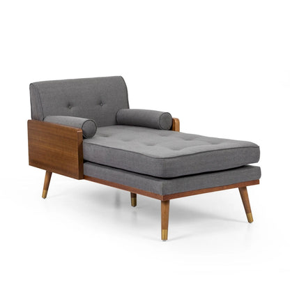 Fortas Mid-century Modern Chaise Lounge by Christopher Knight Home - 32.00 W x 63.75 L x 33.50 H