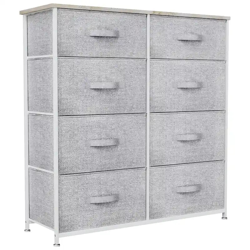 8 Drawers Furniture Storage Chest Multi-Size Drawers Dressers