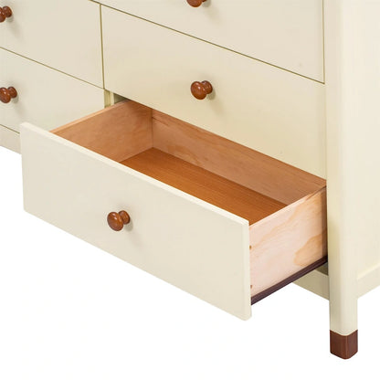 Kids Bedroom Wooden Storage Dresser with 6 Storage Drawers