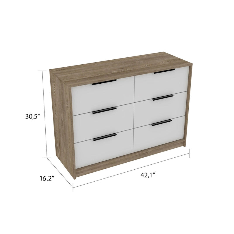 FM Furniture Marion Slide And Pull Dresser, Four Drawers