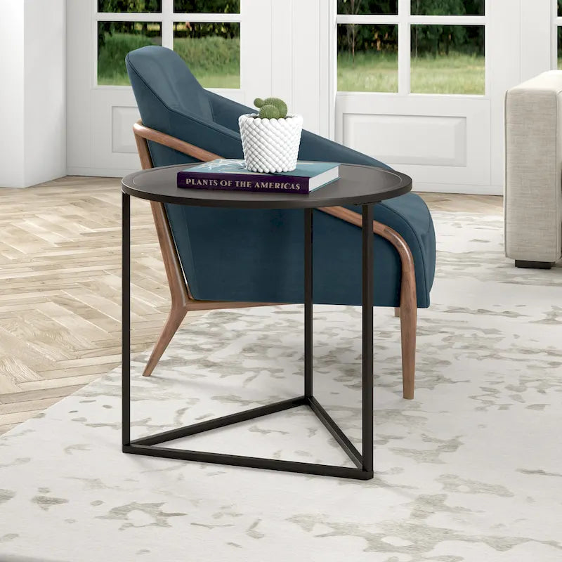 Jenson 24 Wide Round Side Table - 24 Wide