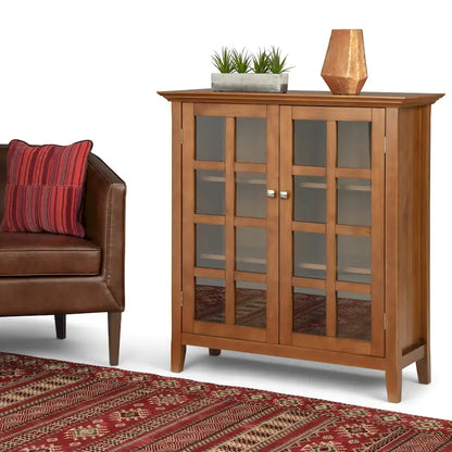WYNDENHALL Normandy 39-in. Solid Wood Storage Cabinet - 39w x 17d x 42.2h