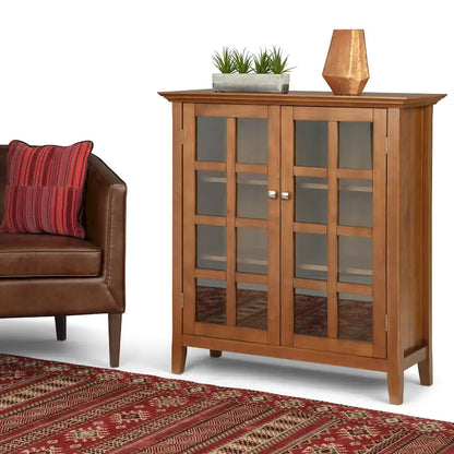 WYNDENHALL Normandy 39-in. Solid Wood Storage Cabinet - 39w x 17d x 42.2h