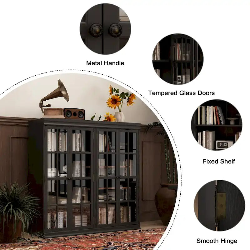 Stylish Storage Cabinet Buffet Sideboard Bookshelf Diplay Cabinet