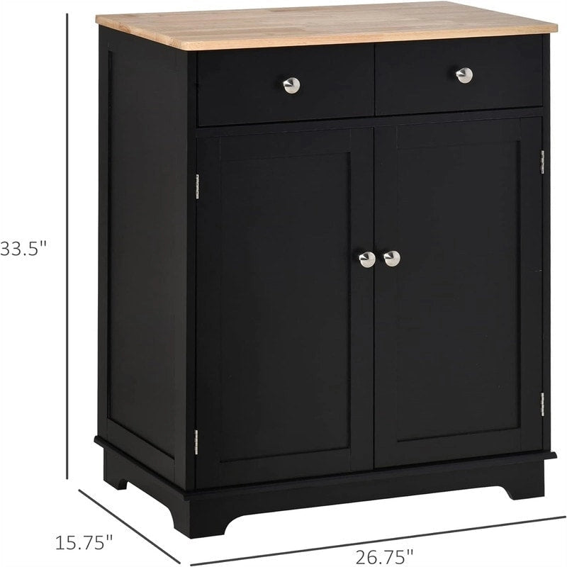 Sideboard Buffet CabinetKitchen Storage Cabinet - 15.75D x 26.75W x 33.5H