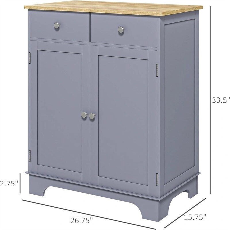 Sideboard Buffet CabinetKitchen Storage Cabinet - 15.75D x 26.75W x 33.5H