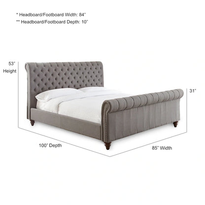 Steve Silver Sawyer Tufted Bed