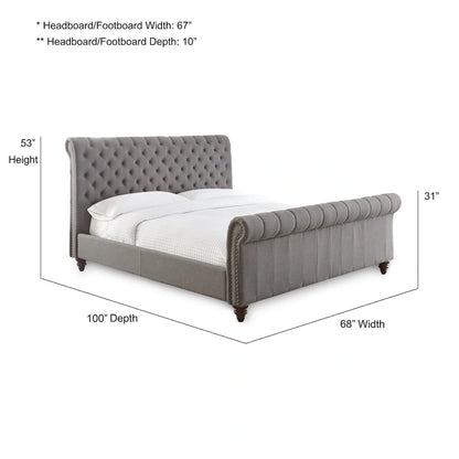 Steve Silver Sawyer Tufted Bed