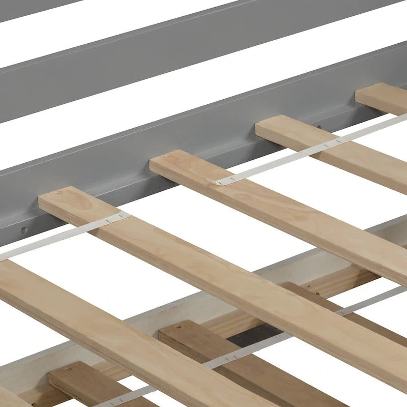 Twin Wooden Daybed with 2 drawers / Trundle Bed, Sofa Bed for Bedroom Living Room,No Box Spring Needed