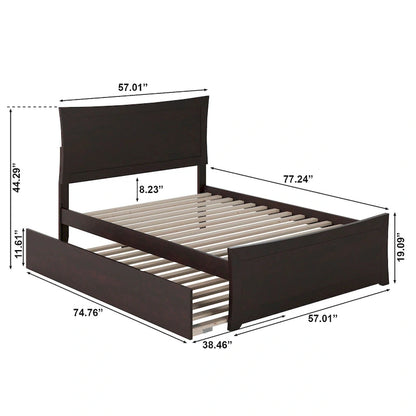 AFI Metro Platform Bed with Matching Footboard & Trundle