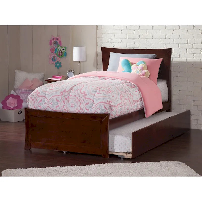 AFI Metro Platform Bed with Matching Footboard & Trundle