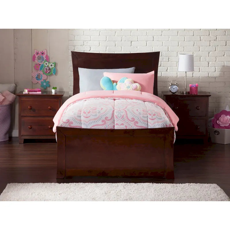 AFI Metro Platform Bed with Matching Footboard & Trundle