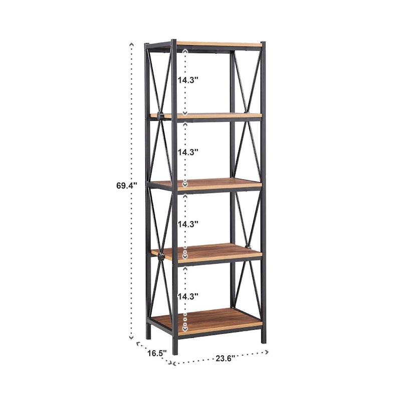 Eulalia 62 W Metal Etagere TV Stand for TVs up to 70 by iNSPIRE Q Classic