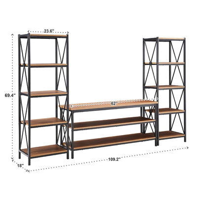 Eulalia 62 W Metal Etagere TV Stand for TVs up to 70 by iNSPIRE Q Classic