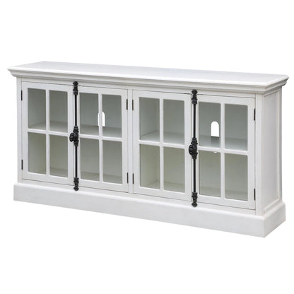 Coventry White Oak 4 Door Media Console - 72 x 17 x 36