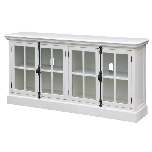 Coventry White Oak 4 Door Media Console - 72 x 17 x 36