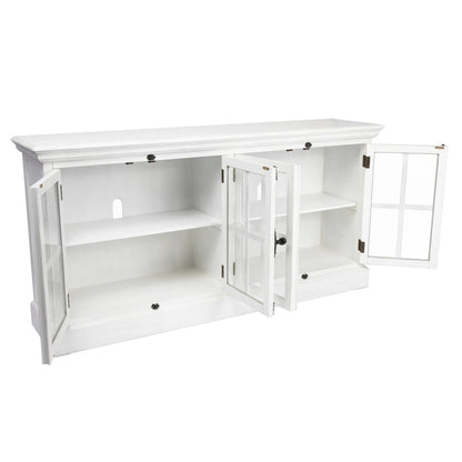 Coventry White Oak 4 Door Media Console - 72 x 17 x 36