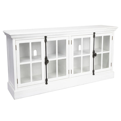 Coventry White Oak 4 Door Media Console - 72 x 17 x 36