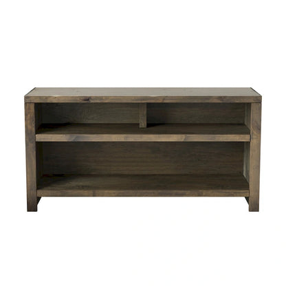 Bridgevine Home Joshua Creek 48 inch TV Stand for TVs up to 55 inches, No Assembly Required, Barnwood Finish