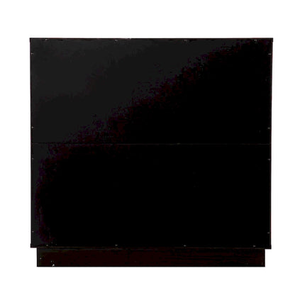 SEI Furniture Elinda Transitional Brown Wood Cabinet