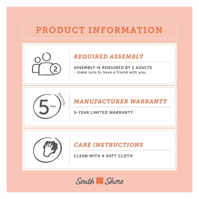 South Shore Dylane 6-Drawer Double Dresser