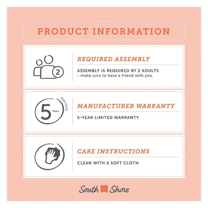 South Shore Dylane 6-Drawer Double Dresser