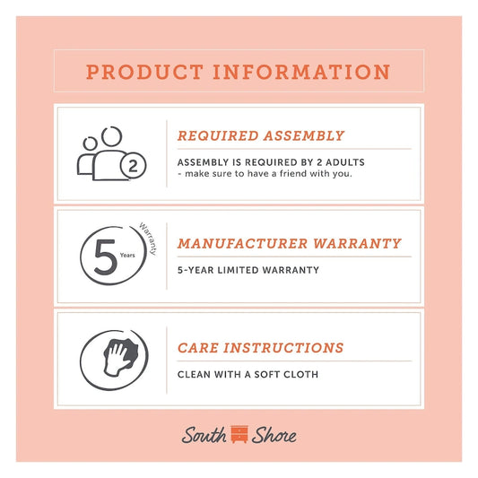 South Shore Dylane 6-Drawer Double Dresser