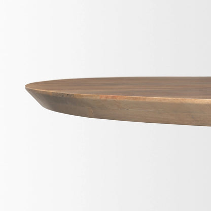 Fitzgerald 60 Light Brown Wood Dining Table - 60.0L x 60.0W x 30.0H