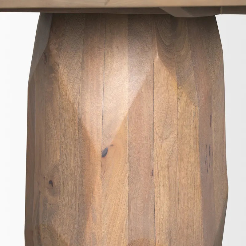 Fitzgerald 60 Light Brown Wood Dining Table - 60.0L x 60.0W x 30.0H