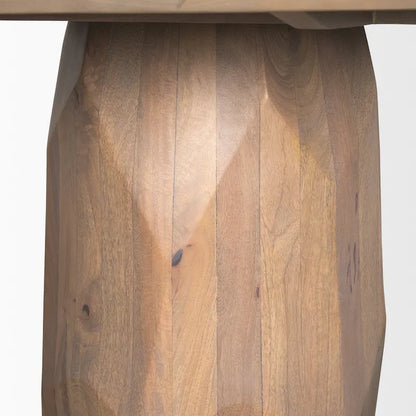 Fitzgerald 60 Light Brown Wood Dining Table - 60.0L x 60.0W x 30.0H